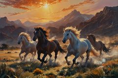 5D Diamond Painitng Horses