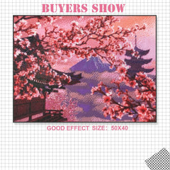 5D Diamond Painting Cherry Blossums