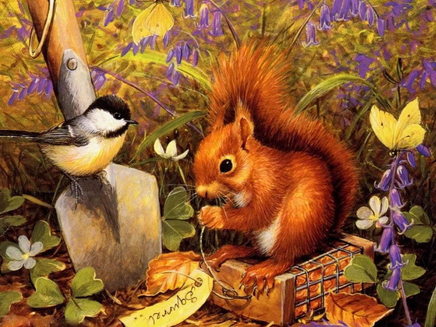 5D Diamond Painting Squirrels Mini Collection
