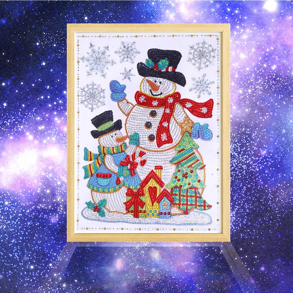 5D Diamond Painting Sparkling Partial Drill Christmas Mini Collection