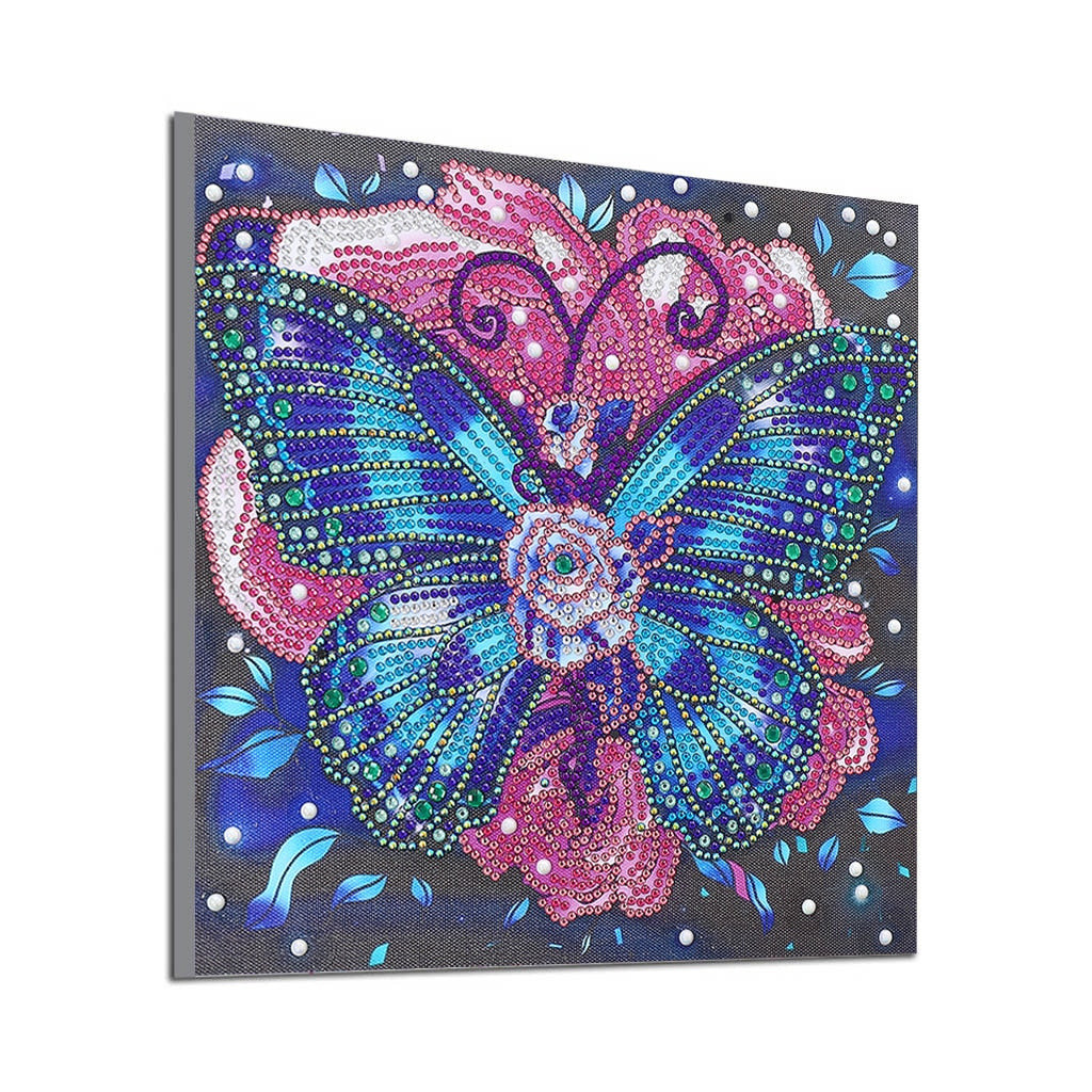 5D Diamond Painting Partial Drill Sparkling Butterfly