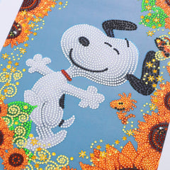 5D Diamond Painting Partial Drill Special Shaped - Snoopy Dancing