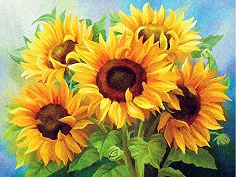 5D Diamond Painting Sunflowers
