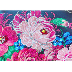 5D Diamond Painting Sparkling Flowers - Partial Drill