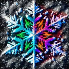 AB Diamond Painting Christmas Snowflake