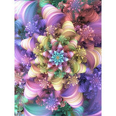 5D Diamond Painting Colorful Spiral Star Abstract