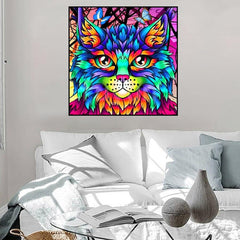 5D Diamond Painting Colorful Animals **Round Drills Only**