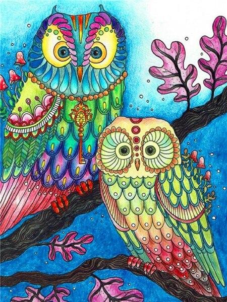 Paint by Numbers Owl Mini Collection