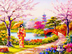 5D Diamond Painting Japanese Garden