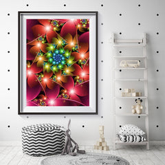 5D Diamond Painting Twinkle Flower Abstract