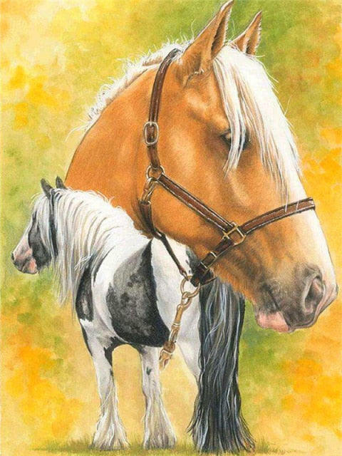 5D Diamond Painting Horses Mini Collection