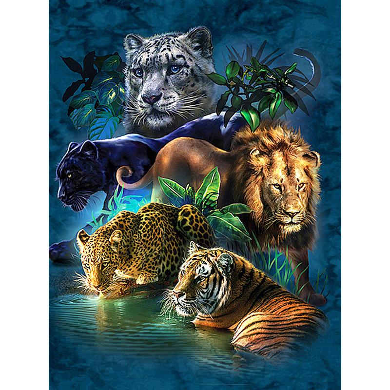 5D Diamond Painting Wild Animals - Amazello