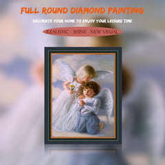 5D Diamond Painting Two Little Angels - Amazello