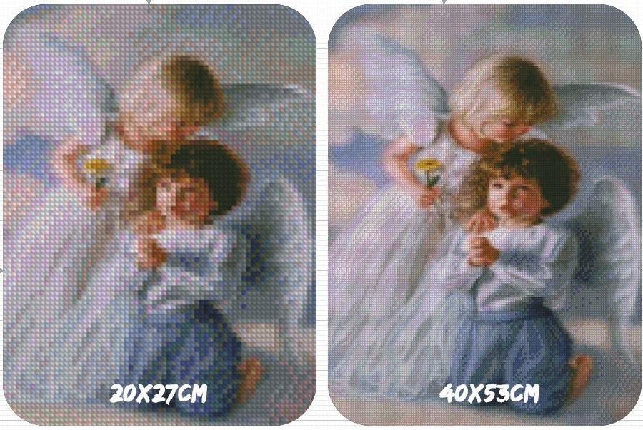 5D Diamond Painting Two Little Angels - Amazello