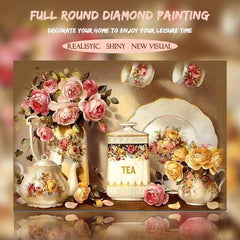 5D Diamond Painting Kitchen Flower - Amazello